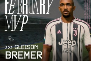 星空体育下载-对阵帕尔马梅开二度，尤文官方：布雷默当选队内2月最佳球员